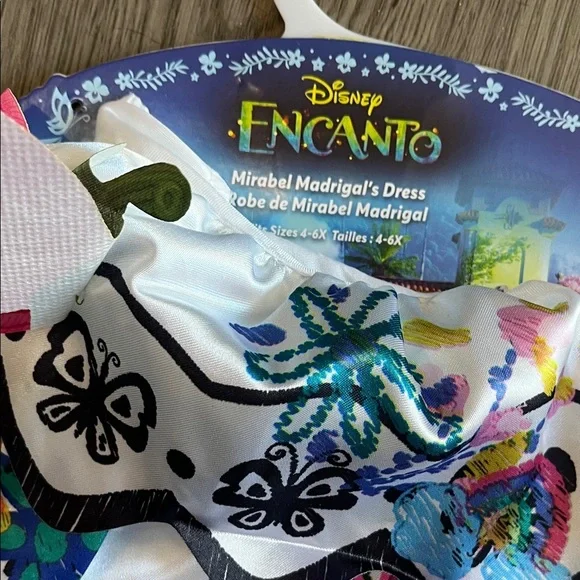 Disney Encanto Mirabel Kids Costume - Teal and White - Picture 2 of 7